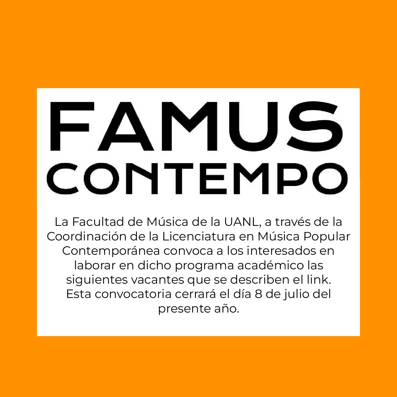 Vacantes Música Popular Contemporánea